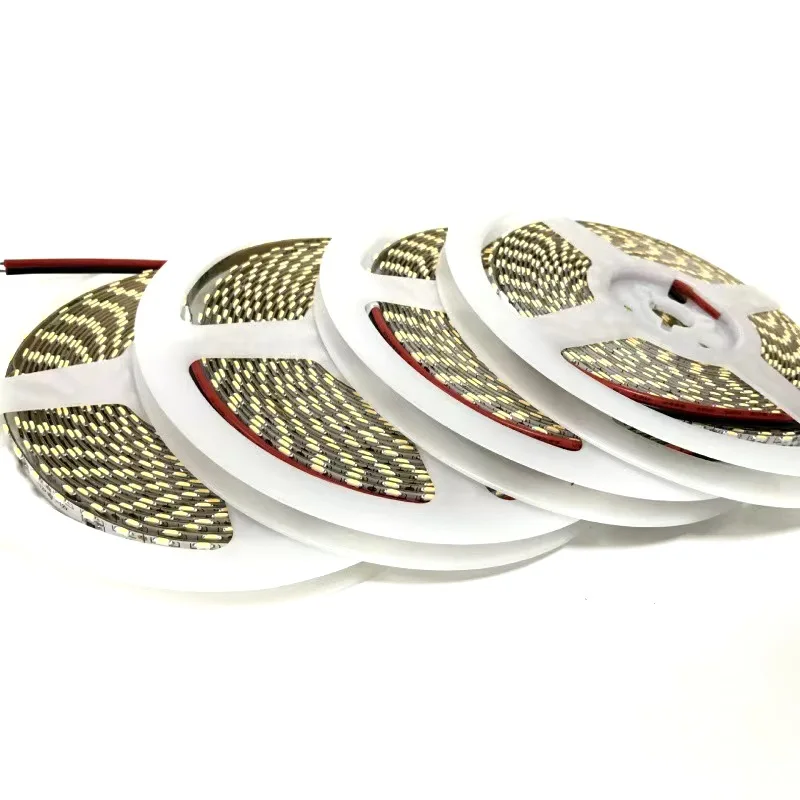 Factory Customized Ip20 Ip65 Dc5V 12V 24V 60 120Leds/M R G B W Side Illuminated Side-View Smd 335 LED Strip