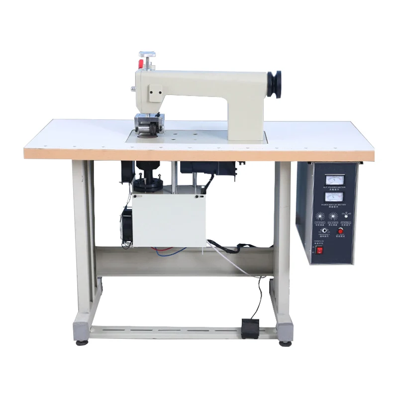 ultrasonic lace cutting machine ultrasonic tape cutting tablecloth edge lace making for nonwovens ultrasonic lace sewing machine
