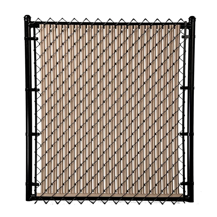 High quality pvc coated cyclone wire mesh fence 6ft 8ft chain link fence privacy screen with slats and post
