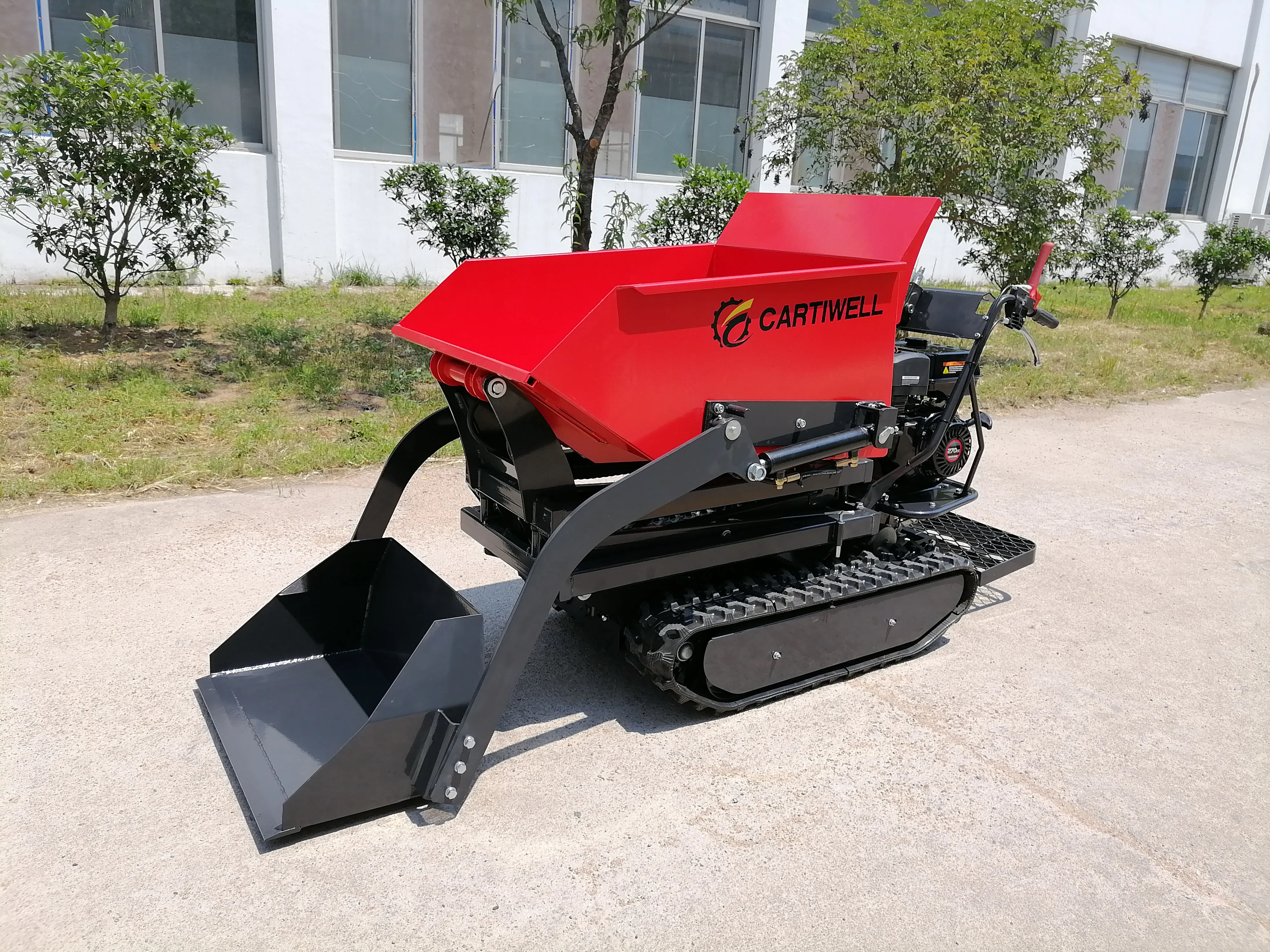 China Manufacturer Gasoline Power Wheel Barrow Mini Dumper 500 kg