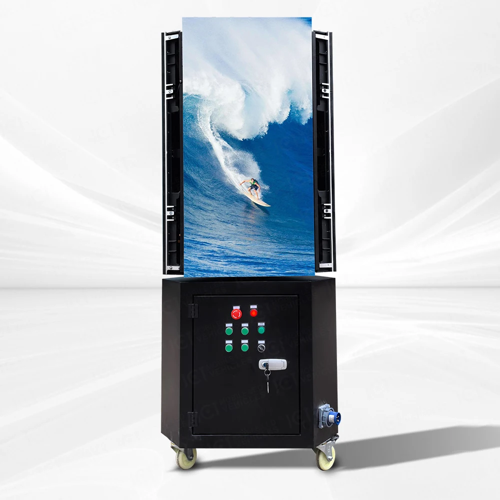 Outdoor and Indoor led display creative rotating screen mobile digital billboard screen for sale