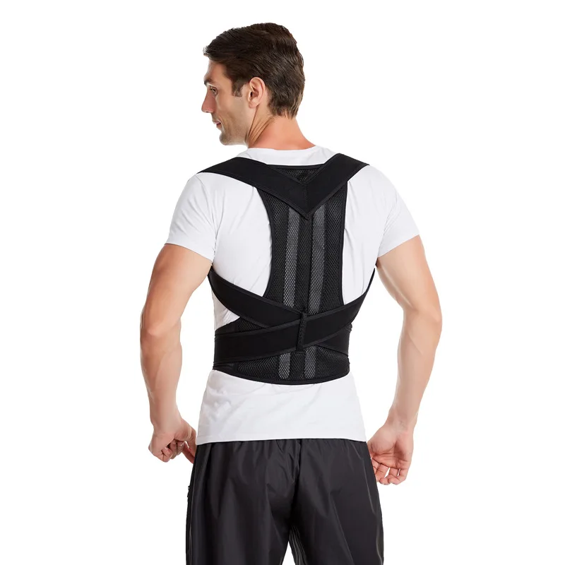 Adult Back Brace Posture Corrector Adjustable Fully Back Support Improve Back Pain Relief