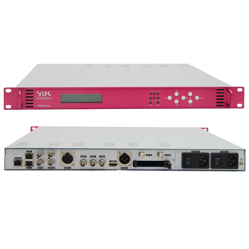 Digital TV Headend HEVC H.264 HD Satellite CI Descrambling IRD DVB S2 Professinal H265