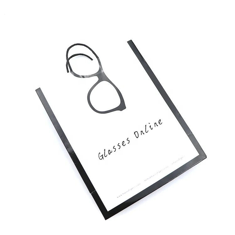 Handmade manufacture glasses case shopping bag eco-friendly recycle paper bags custom size gift bag
