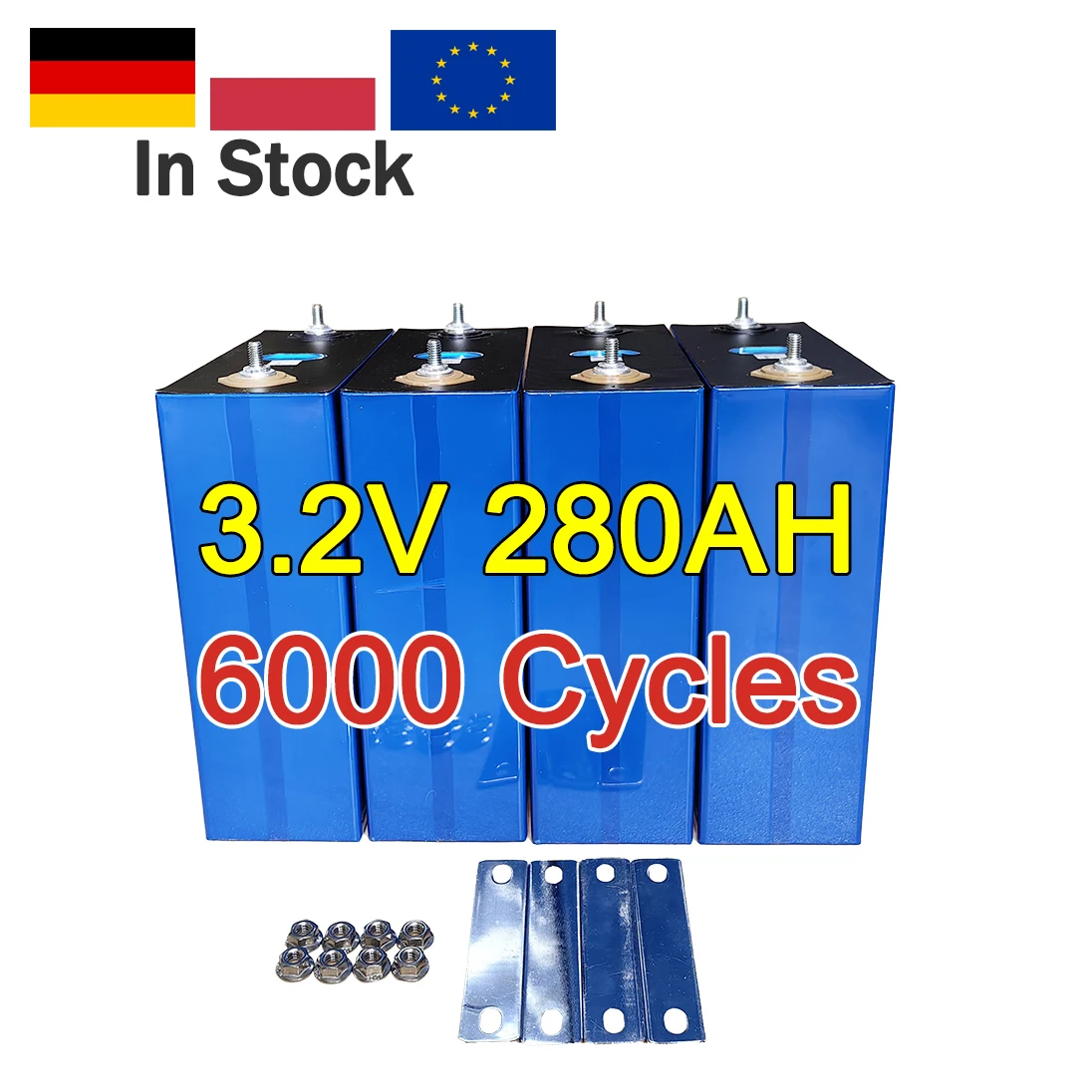 New Version LF280K 6000 Cycles 280 ah 3.2v 280ah LiFePO4 Battery Cell For Solar Energy System