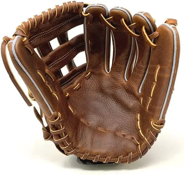 Orange Black Right Hand Throw Kip Leather 11 Inch One Piece Web Baseball Glove
