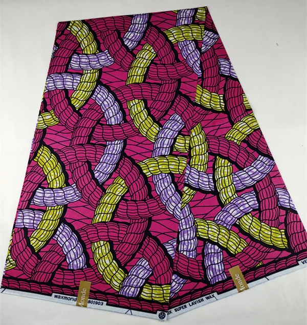 Polyester wax print fabric african custom printed bed sheets