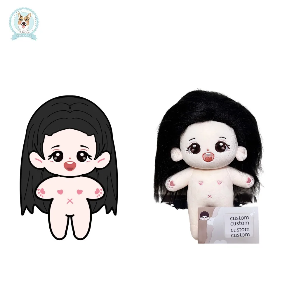 CE ASTM Factory newest design cute kpop star anime custom plush figure doll for children