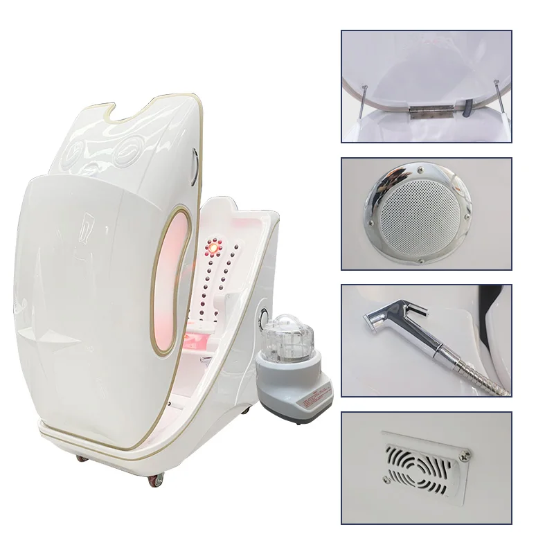BTWS pressotherapy spa capsule steam sauna spa shower bath hydro water spa capsule with Elevate the body thermal energy