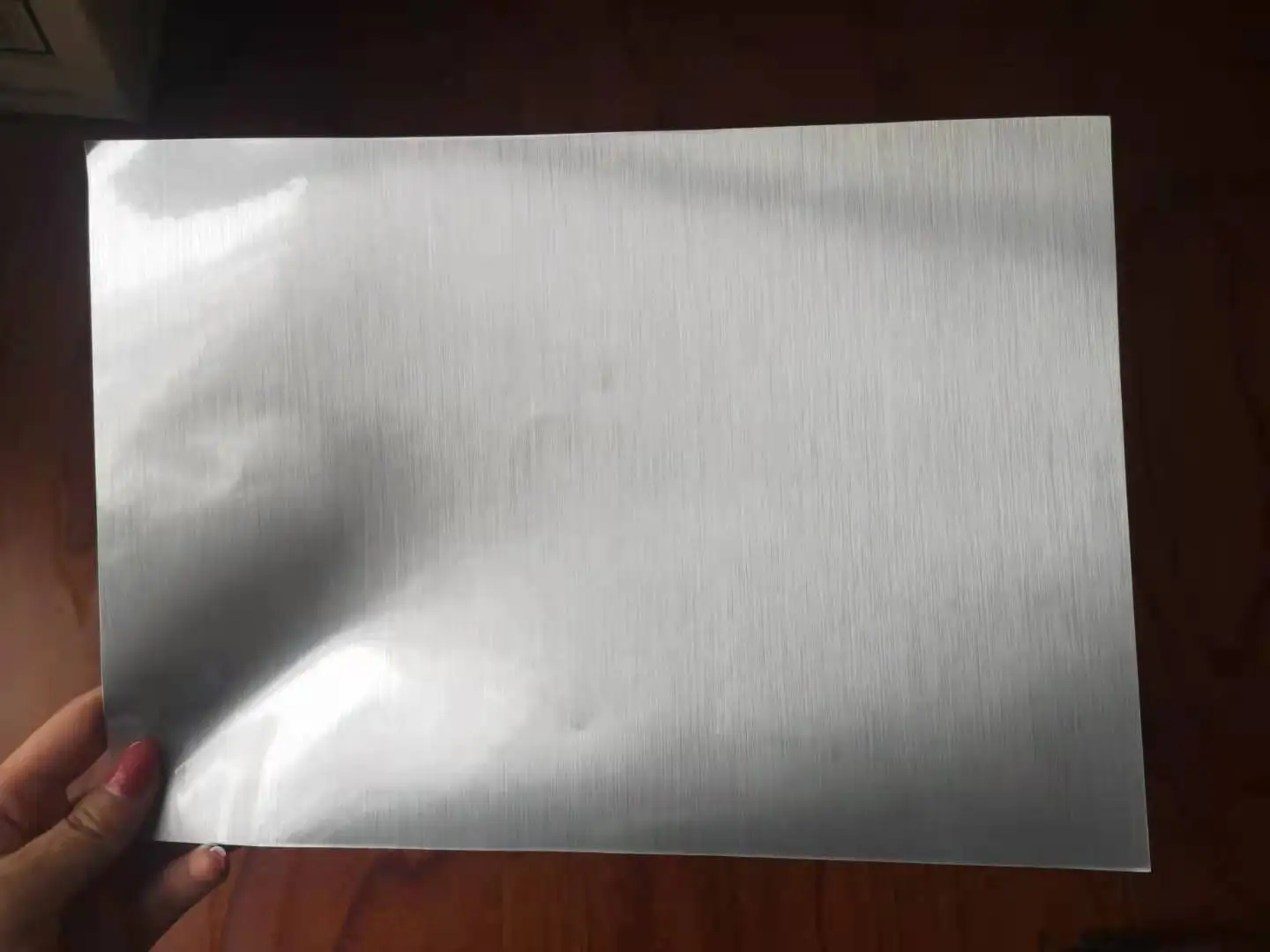 Self Adhesive Glossy Aluminium Foil Sticker Paper For Printing Label