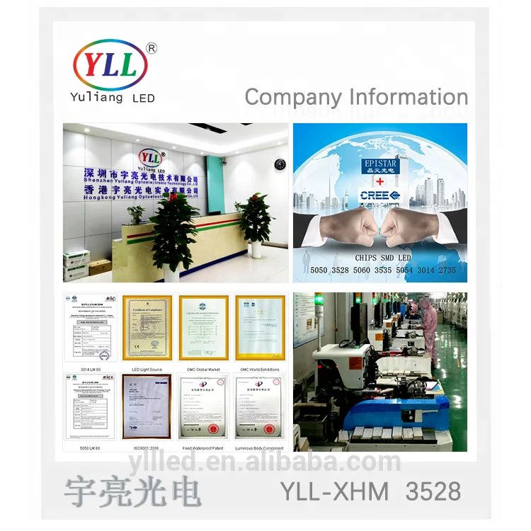 Yuliang Epistar chip 1.5w  PCT 3030 RGB smd led datasheet for car atmosphere decoration, smart lighting for interior decoration