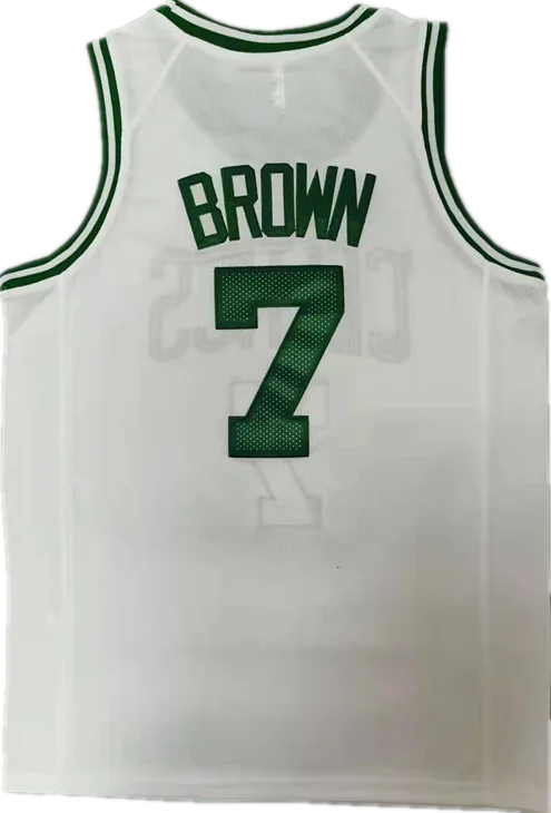 Баскетбольная майка Boston с вышивкой № 0 Jayson Tatum 7