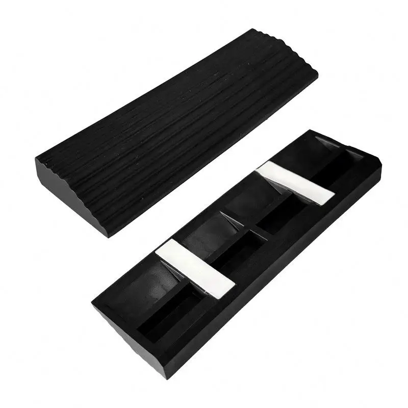 Black Robot Vacuum Cleaner Threshold Ramp Mat Fit For Xiaomi i Robot Roomb a Ecovacs Robot Vacuum Cleaner Accessories