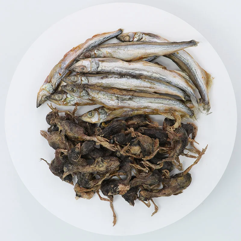 Private label cat-loved freeze dried fish for cats fd capelin OEM factory treats cat food pet snack