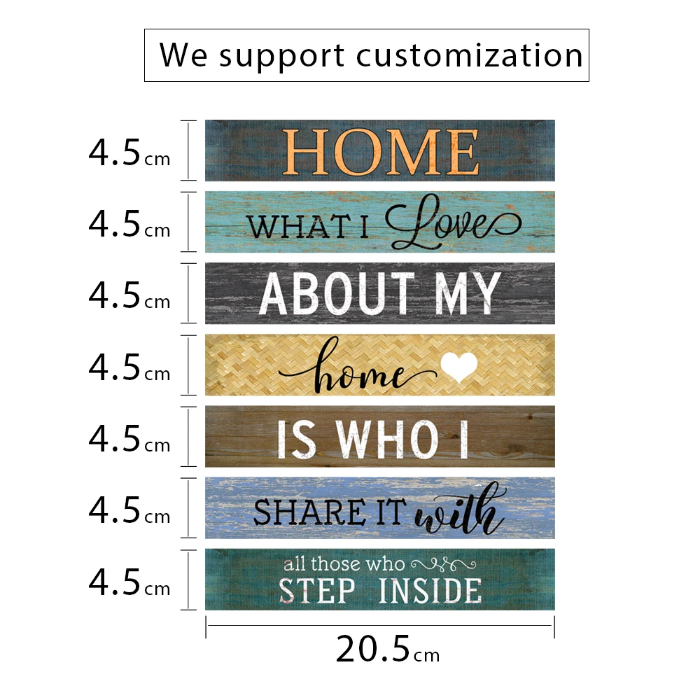 
poster picture frame mdf wood sign wall hanging wooden plaque for home decoration 