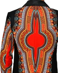 AM054 custom men wear coat blazer wax print ankara fabrics for african men clothing