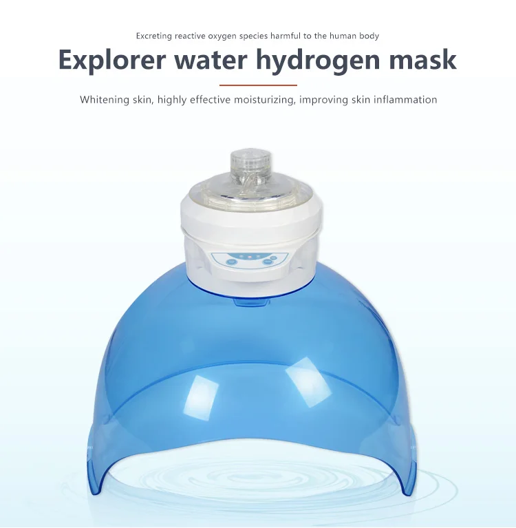 BOWKET H2O2 Facial Skin Care Spa Moisturizing Mask Beauty Atomizer  Hydrogen Mask Machine oxygen jet