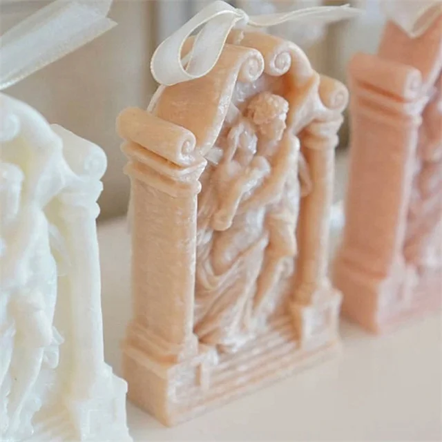 DLW034 Angel Shape Candle Mold Diy Handmade Aromatherapy Silicone Hug Angel Candle Mold