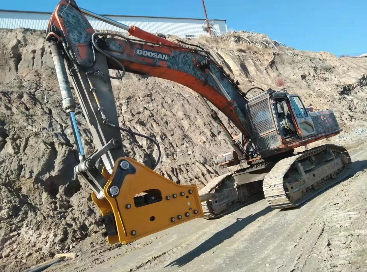 Box/Side/Top Type KAMAZ Breakers Hydraulic Rock Breaker Jack Hammer   for 0.5 to 50 Tons Excavator/Skid Steer/ Backhoe Loader