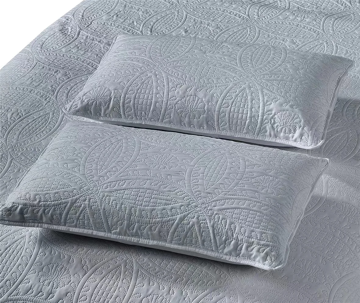 Reversible Microfiber Quilted Coverlets Bedspread Set