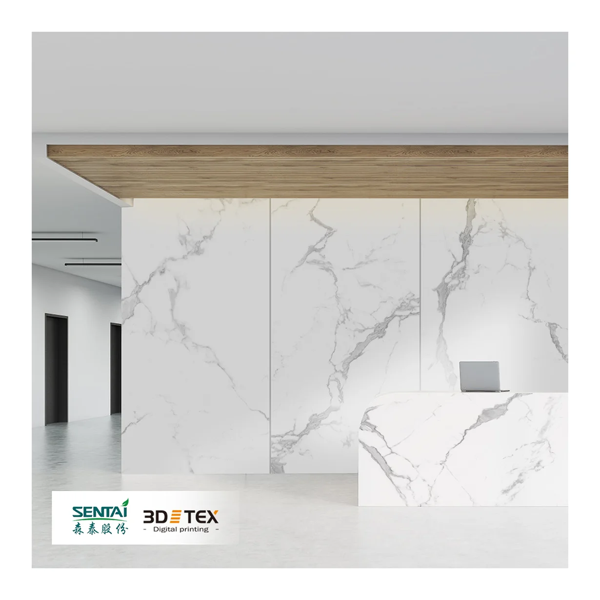 Sentai Waterproof and Wear-Resistant SPC Composite Plastic Flooring Vinyl Plank Flooring Panel