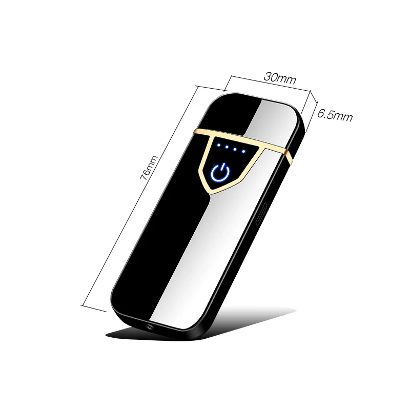  Новинка тонкая зажигалка с usb зарядкой сенсорный экран электронные сигареты зажигалки cakmak маленькая перезаряжаемая