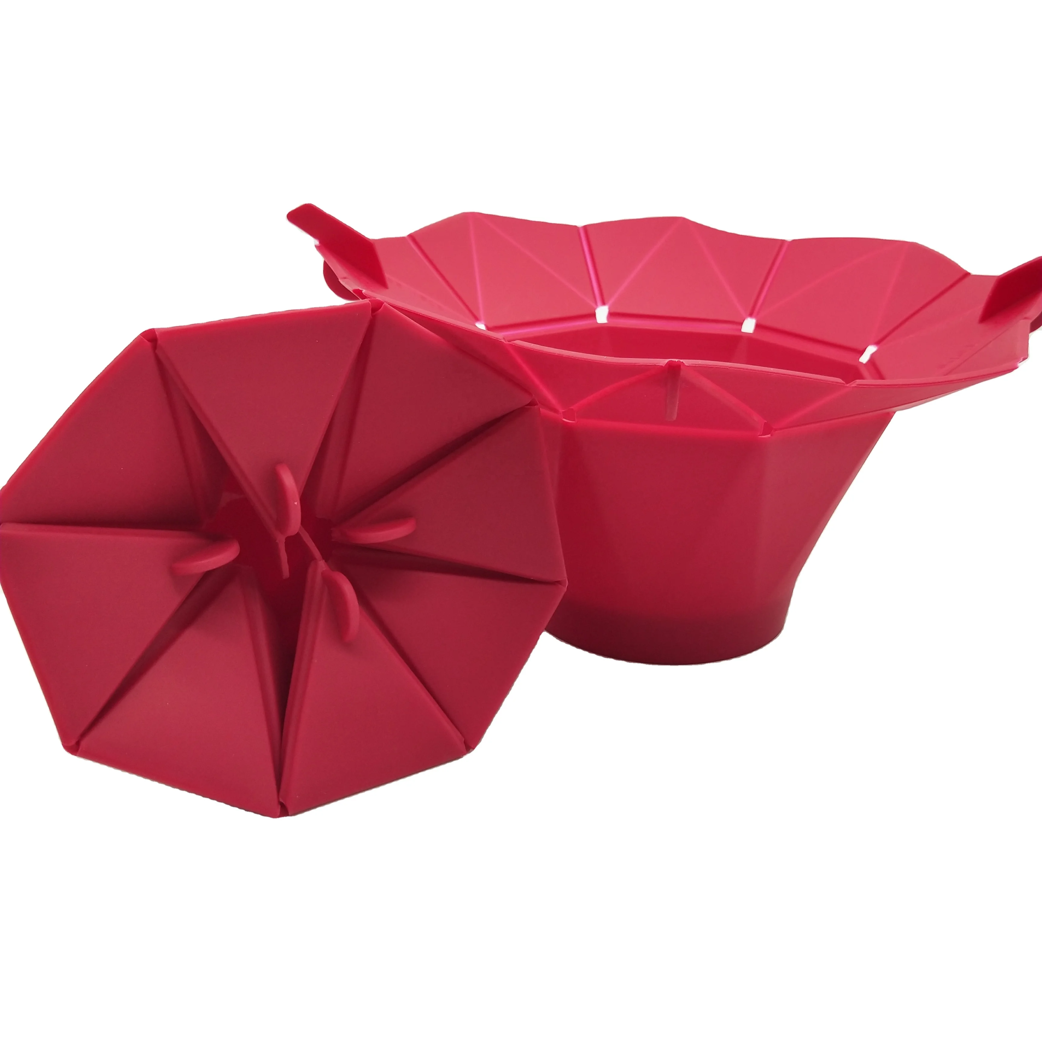 Wholesale Foldable Homemade popcorn popper Microwave Bowl Silicone Popcorn Maker