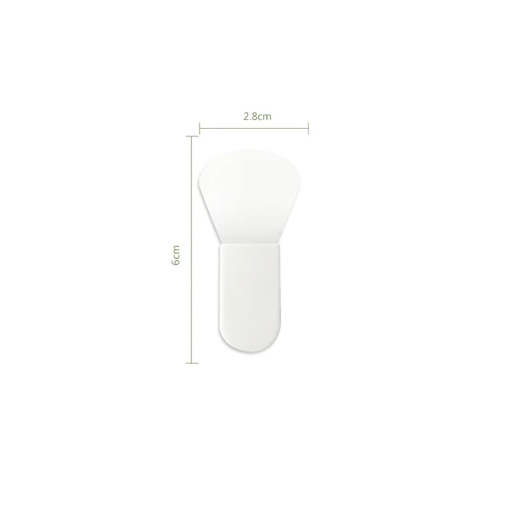 Hot sale DIY tool mud film application mini short handle silicone facial mask brush does not hurt skin small