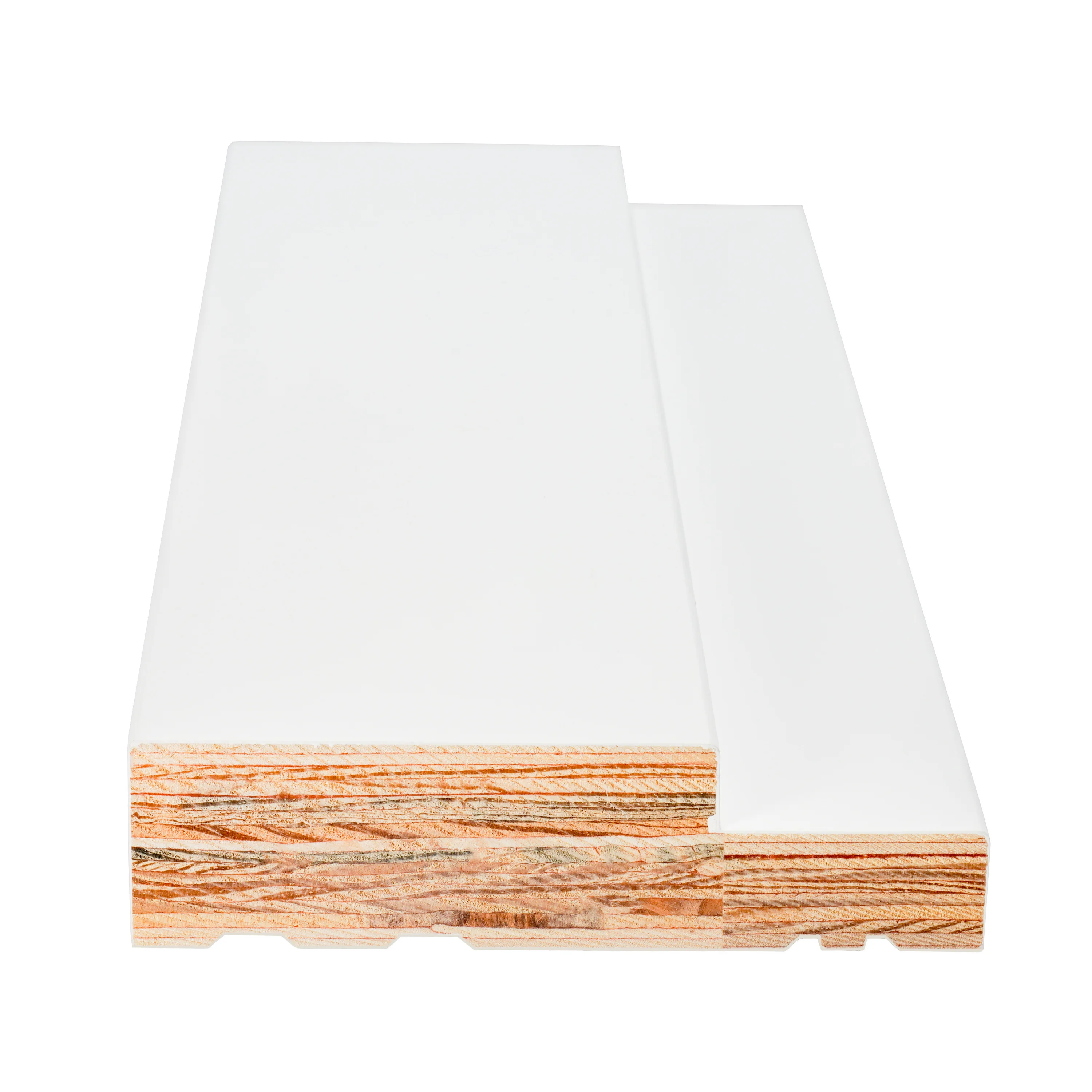 Hot Selling Modern Style Primed LVL Jamb Moulding Wood Door Frame for Interior for Bedroom and Exterior Decoration Room Updating