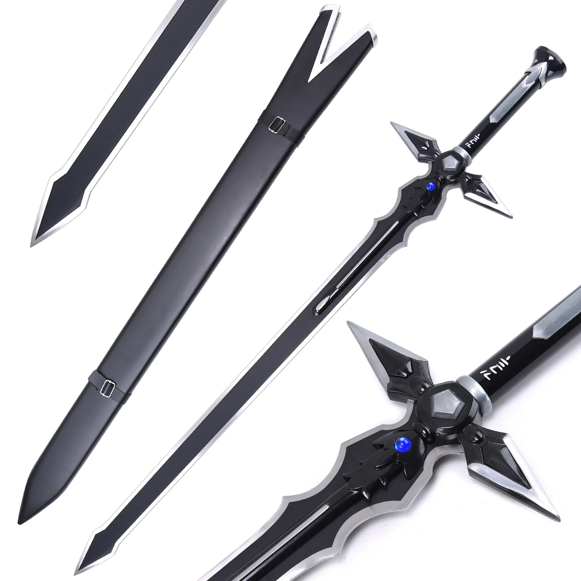 Меч мин Ху, искусство онлайн, белый меч, темный тазер, черный меч, один из sabers киритани казуто