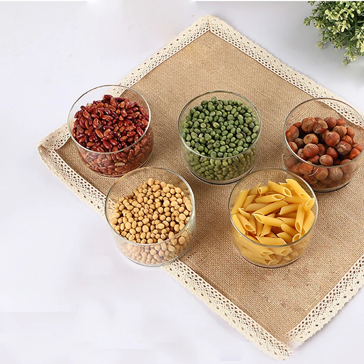 Kitchen storage tank Leakproof glass food  jar Can be stacked