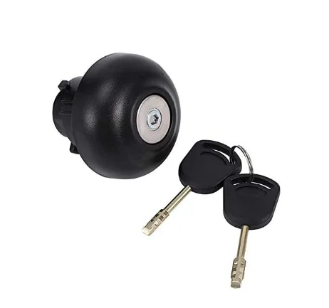 New  Car 1715043 9C119K163AA Anti Theft Diesel Fuel Tank Filler Cap Cover Lock With 2 Keys Kit For Ford Transit Mk7 2006-2008