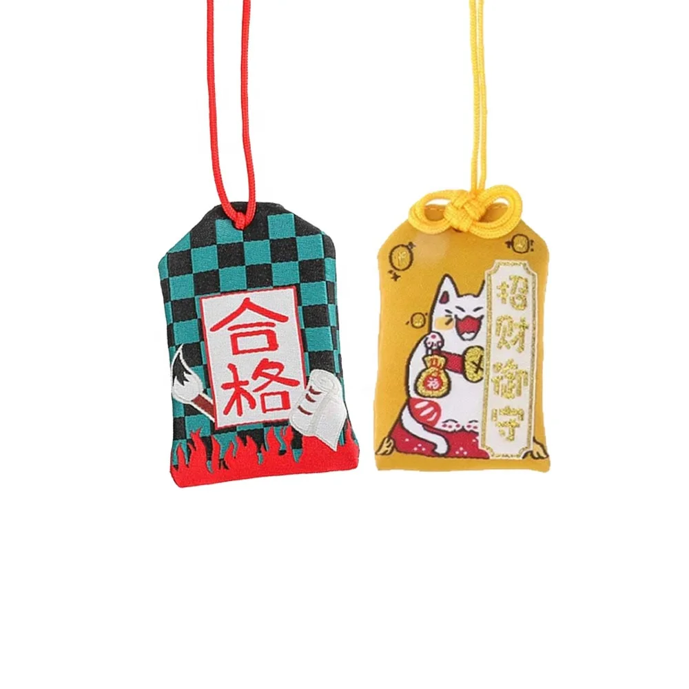 HB Custom Anime Japanese Omamori Pouch Bag Lucky Charms Pouch Love Health Safety Amulet Omamori
