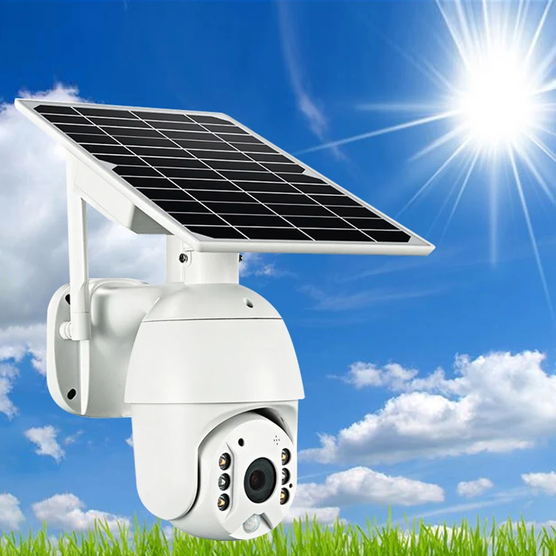 High Quality Cheap Waterproof Outdoor Wireless Wifi Security CCTV Camera Wifi 4G Solar Ptz Camera