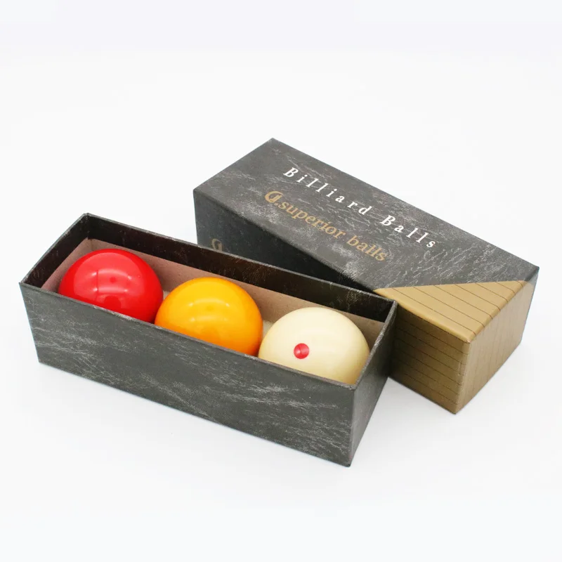High Quality Factory Sell Resin Material Carom Ball 3 Pieces Billiard Ball 61.5mm