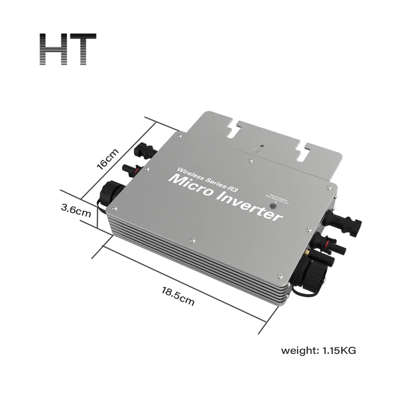 HT Microgrid Microtek WVC Micro Inverter Invertor Microinversor Solar Invertor Kit Solaire Plug and Play Avec Micro Onduleur