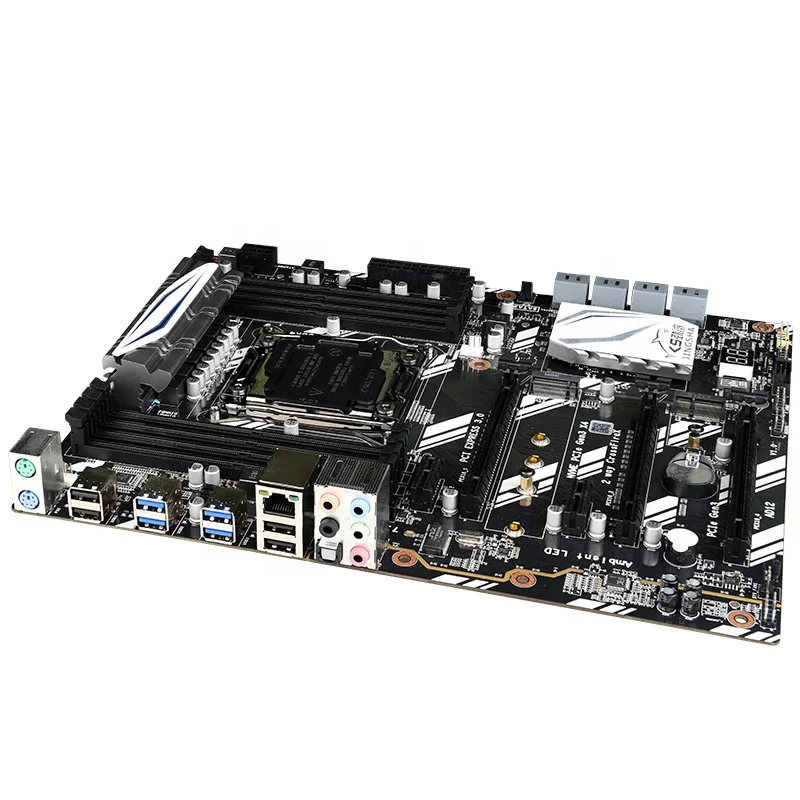 Игровая материнская плата x99 ddr4 комплект lga2011-3 гнезда x99d8 e5 2680V4 2*16 ГБ = 32 2133 ecc