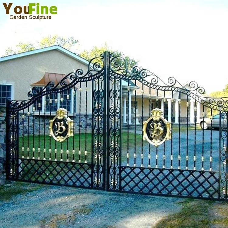 Custom Villa China Supplier House Main Iron Gate Designs