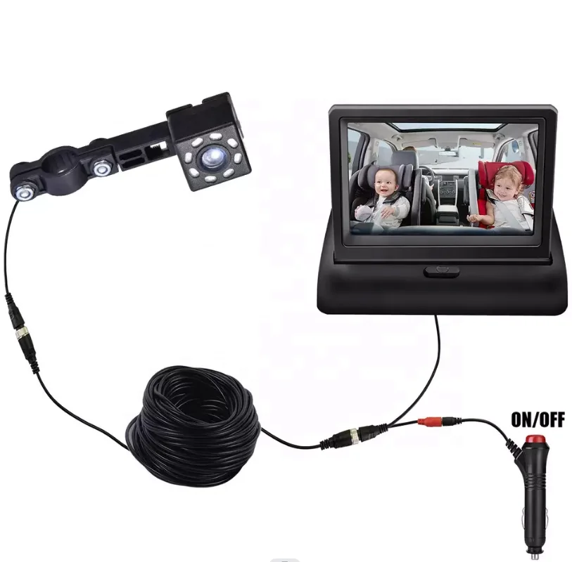 New Arrival Car Inside Adjustable  Safety Rear Facing Seat 1080P HD  Baby Car Camera for Back Seat for baby