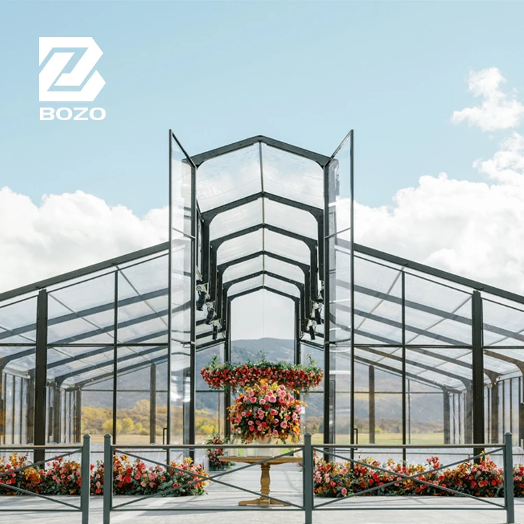 Heavy Duty PVC Fabric Clearspan Aluminum Structure Black Event Tent for Outdoor Wedding Party