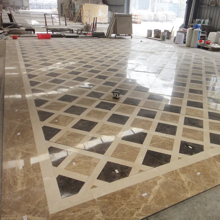 Wholesale High gloss Light emperador marble tiles for floor
