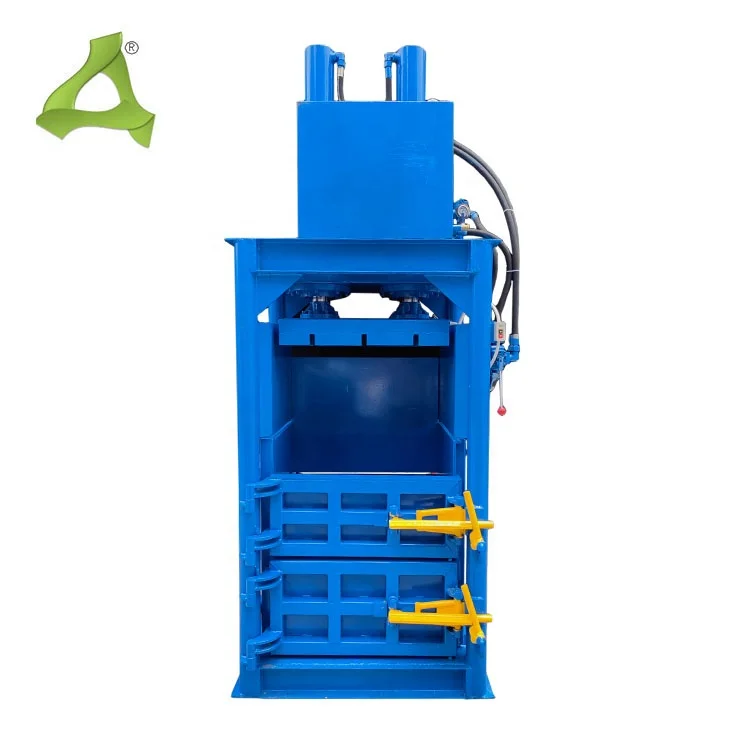 50 ton Metal  Hydraulic  Vertical  Baler Press  Used Clothes Waste Paper and Plastic Machine