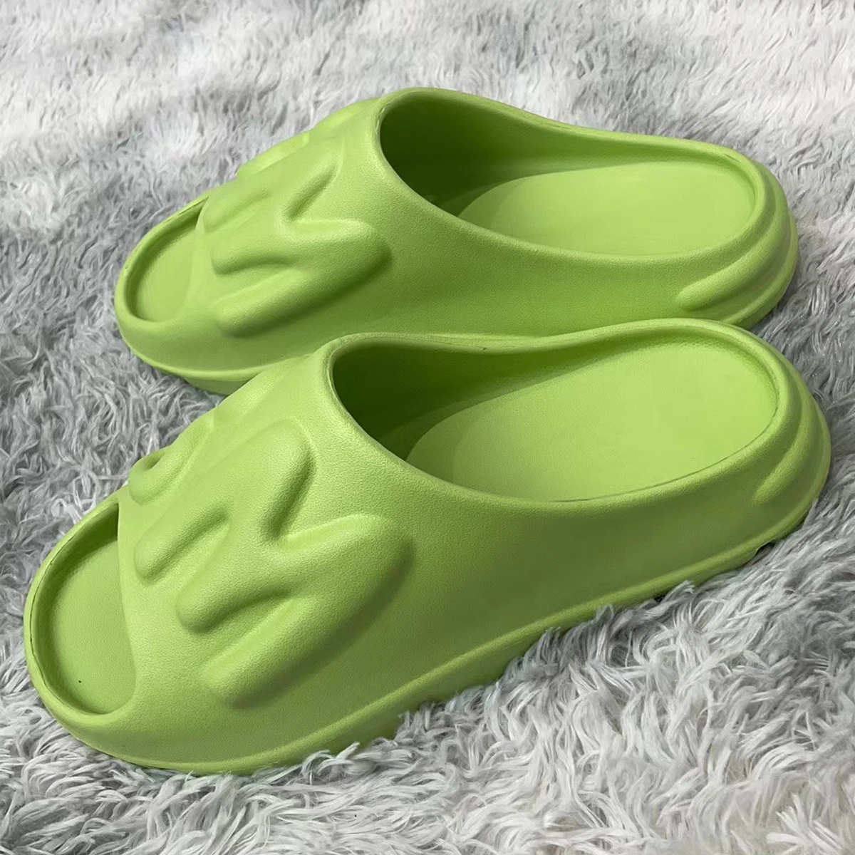 Custom  New Unisex three belt Sandals Men Flat Slides Shoe outdoor Women Slip Eva Kids 2023 slides Sandals Beach Ladies Slippers