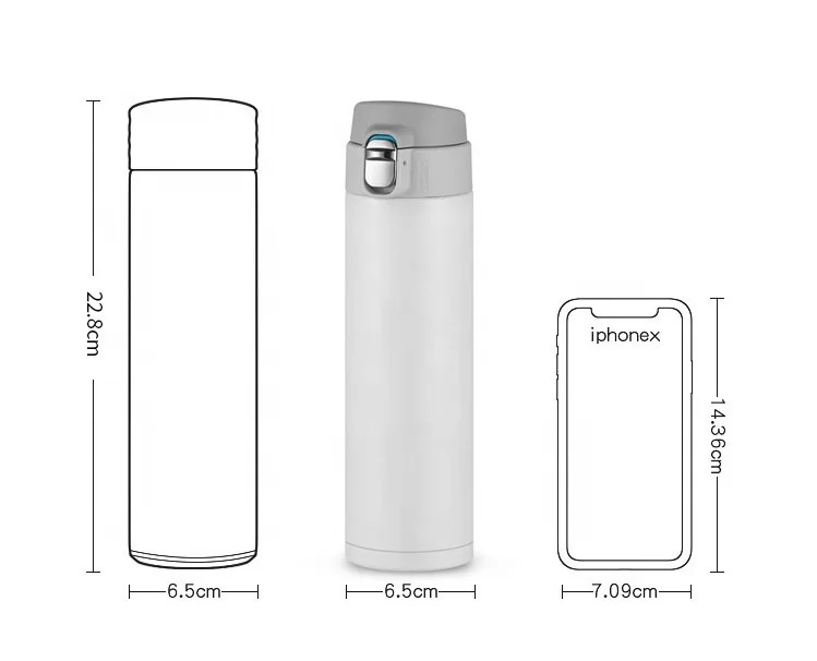 TY 500ml in stock Professional Custom Made stainless steel Vacuum Insulated Water Bottle