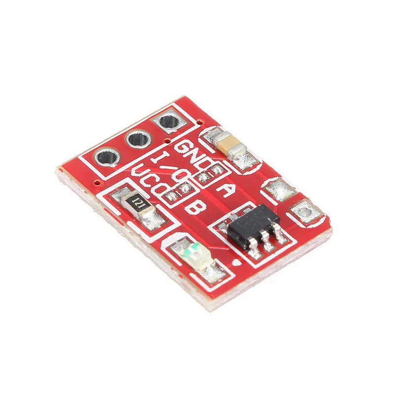 TTP223 Touch Button Single Channel Self Locking Touch Switch Sensor Touch button Module Capacitor Type