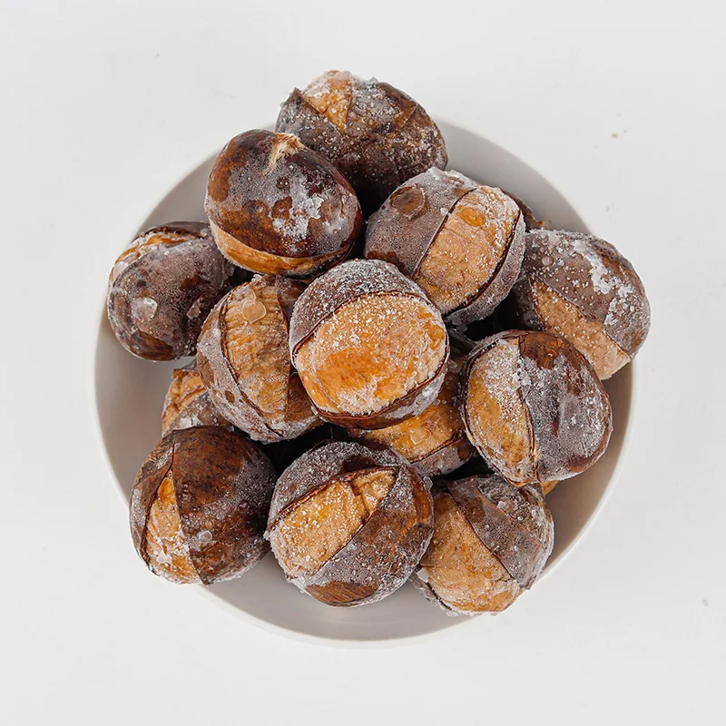 Hot selling chestnuts healthy roasted chestnut food snacks hebei nuts with low price