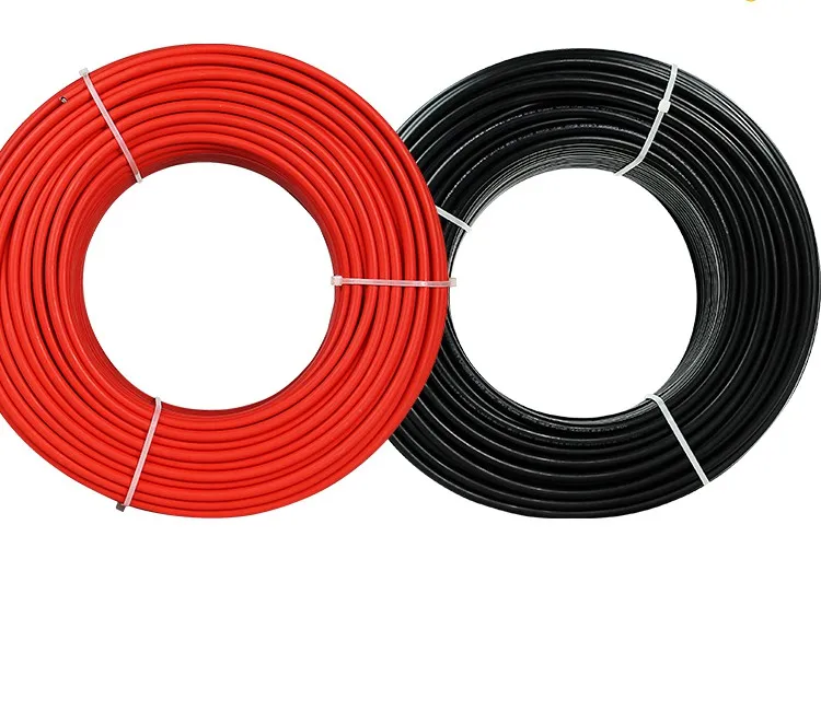 TUV Approval 2 Core Double DC Solar Cable Core 4.0mm2  DC Solar Cable 2.6mm power cable wire electric
