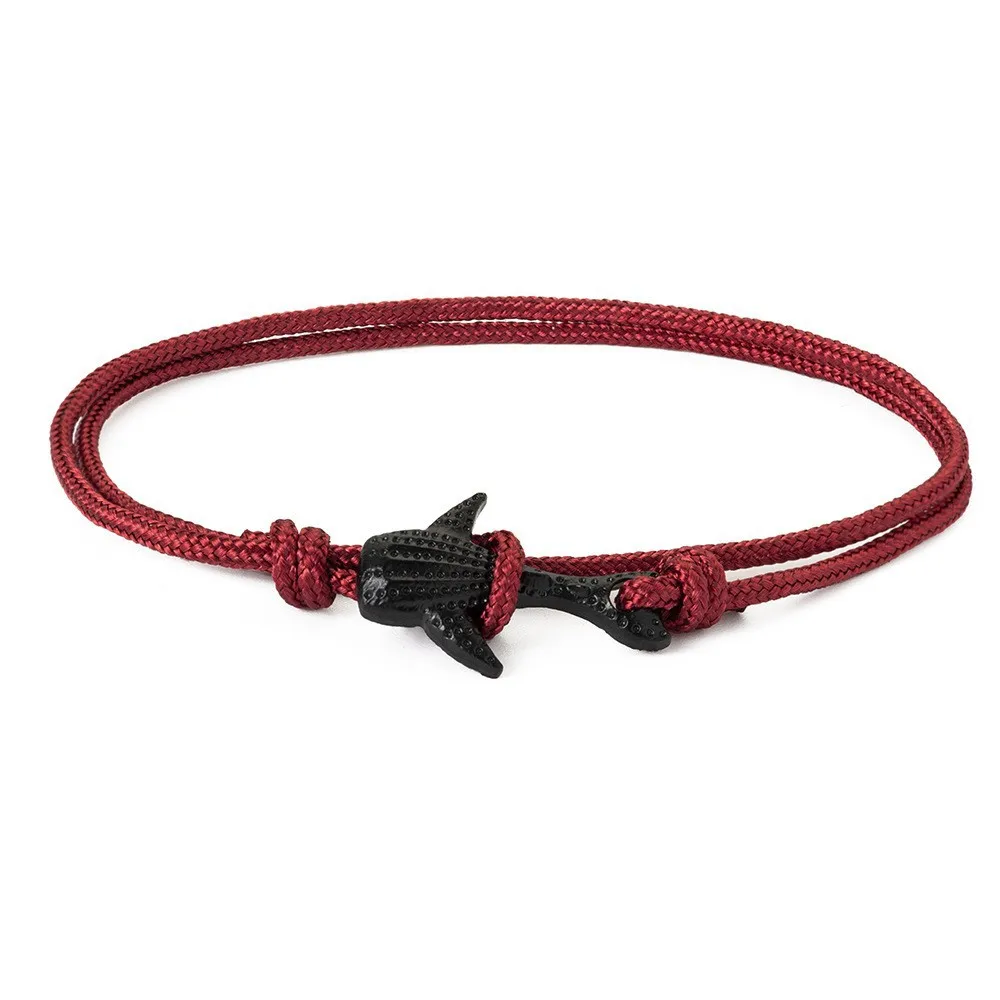 Cool Marine Animal Whale Shark Bracelet Men Women Adjustable Beach Jewelry bracelet