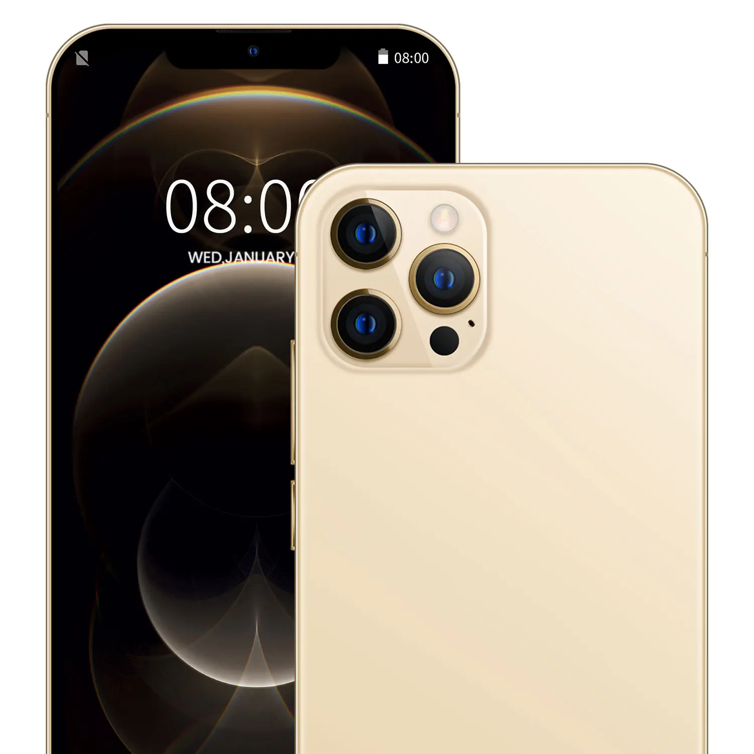 Buy 6.8 inch HD Screen i12 Pro Max OLED Display Phones China 5G Wifi GPS 3D Face Recognition Gaming Android Smartphone