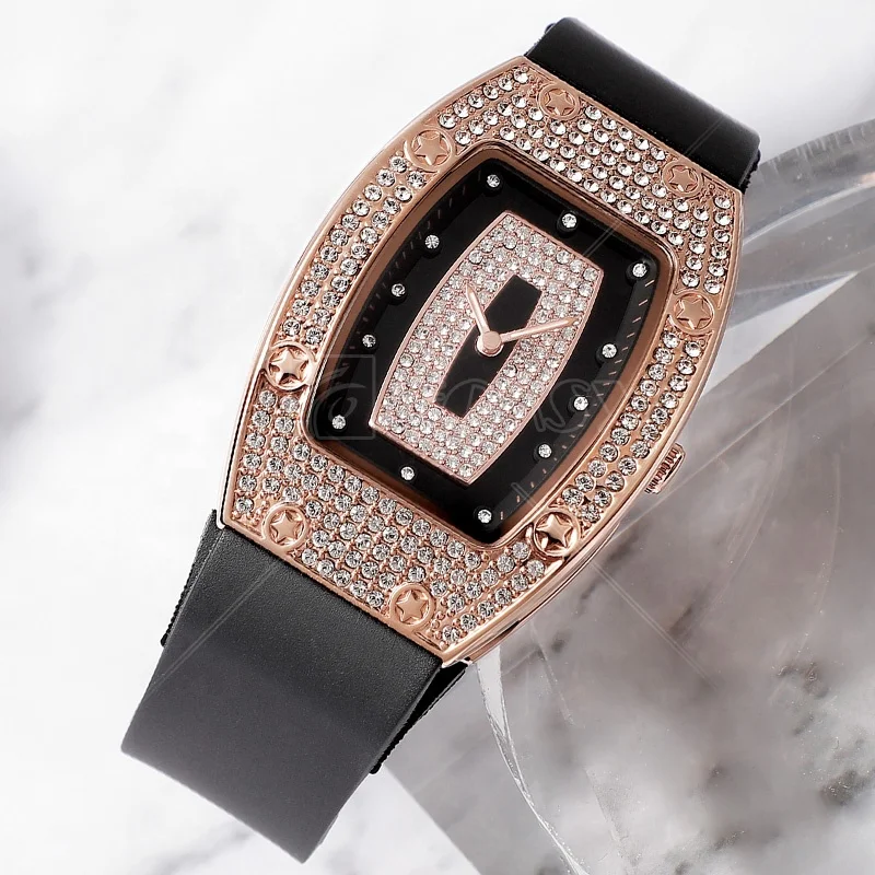 DIY OEM бренд ваш собственный личный логотип Пользовательский My Couple Log Diamond Унисекс Роскошные женские ручные часы для женщин